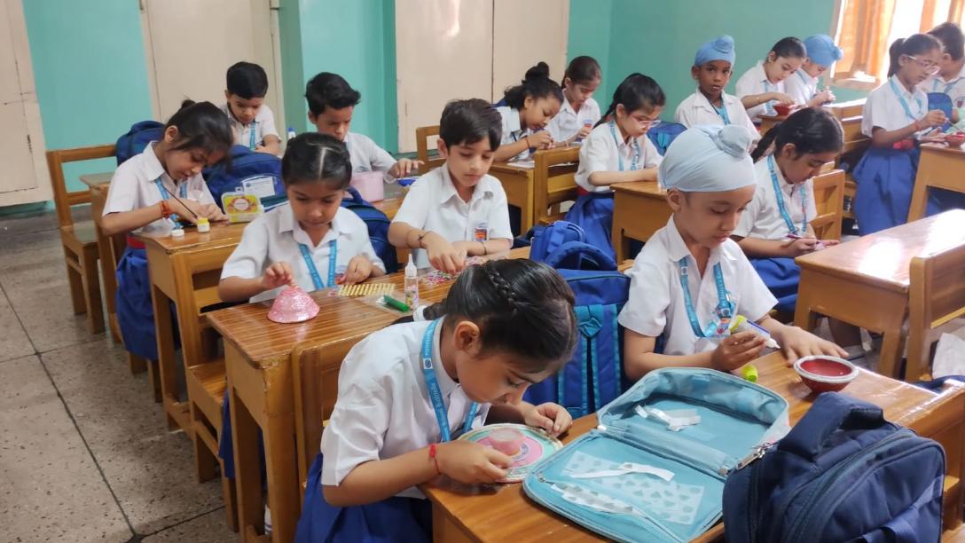 DIYA MAKING ACTIVITY(CLASS 1ST)