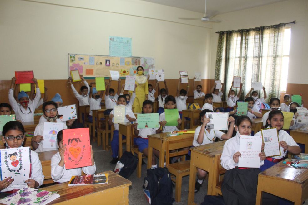 CLASS 4TH (ACTIVITY-SLOGAN WRITING COMPETITION)