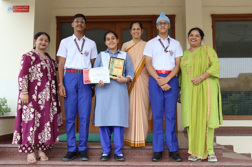 ACKNOWLEDGEMENT FOR MENTORING AND TRAINING THE DELEGATES FOR FUTURE