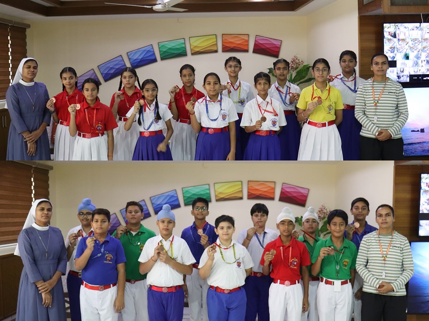 3RD POSITION AT HOCKEY DISTRICT LEVEL COMPETITION