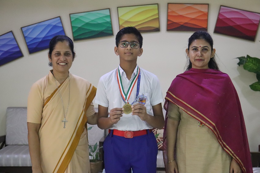1ST POSITION IN STATE LEVEL U-14 CHESS TOURNAMENT