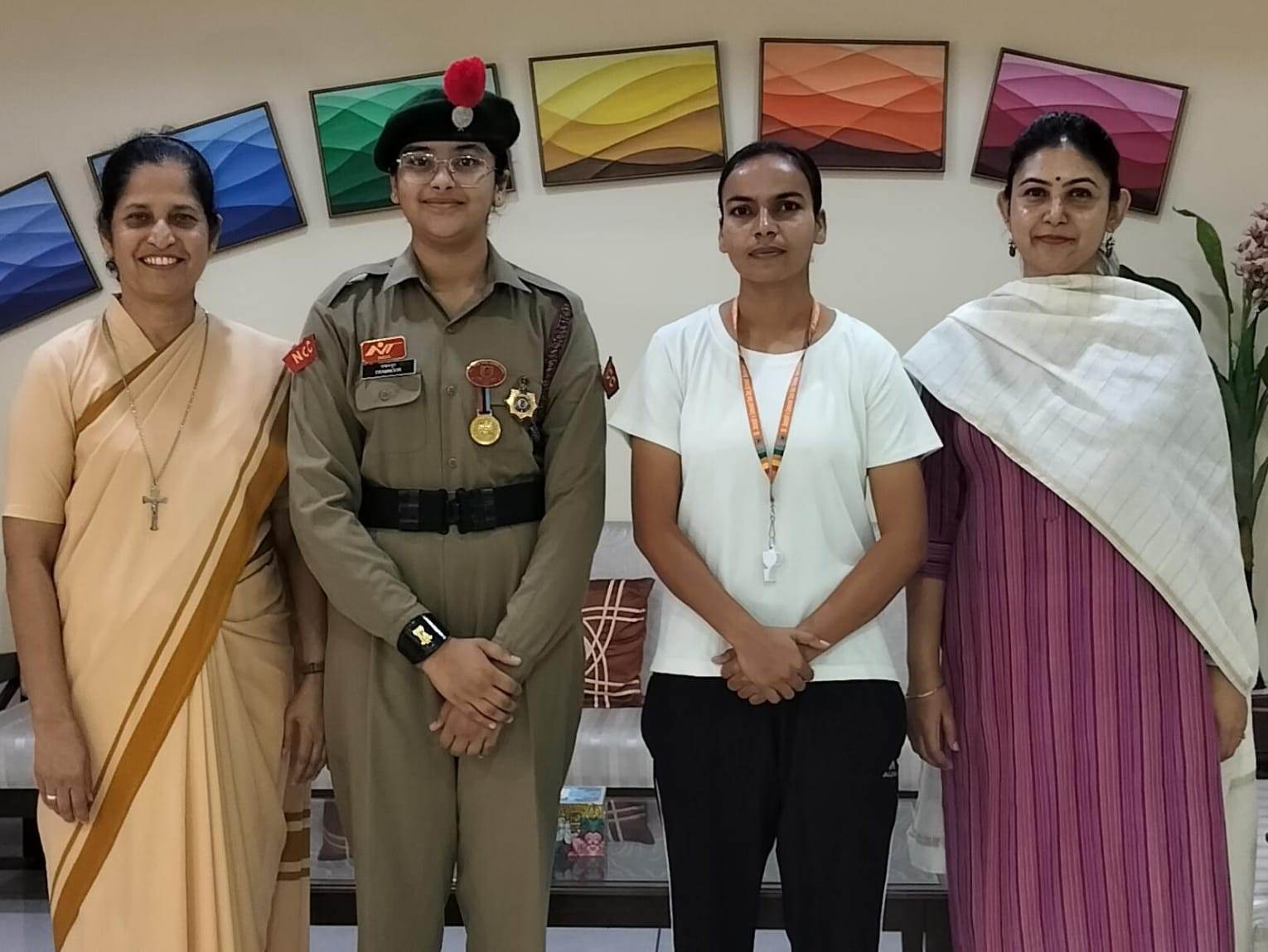 GOLD MEDAL IN THE INTER-GROUP COMPETITION (AITS CAMP)