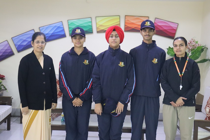 OUR NCC CADETS REPRESENTED THE SCHOOL AT INTER GROUP COMPETITION