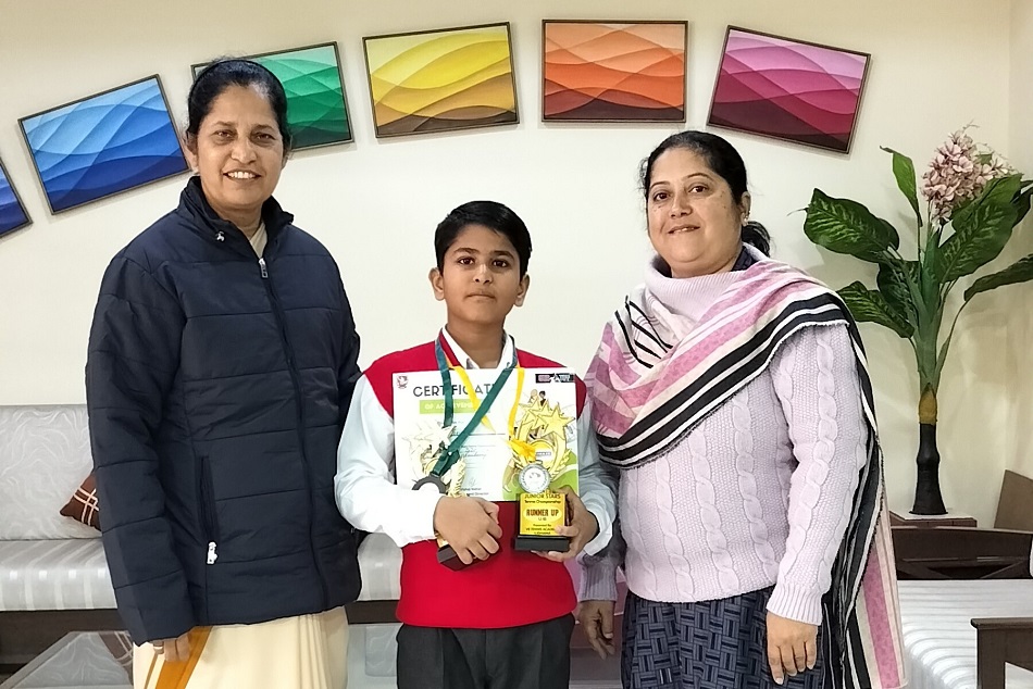 2ND POSITION IN UNDER 10 AND 3RD POSITION IN UNDER 12 CATEGORY AT OPEN STATE TENNIS TOURNAMENT