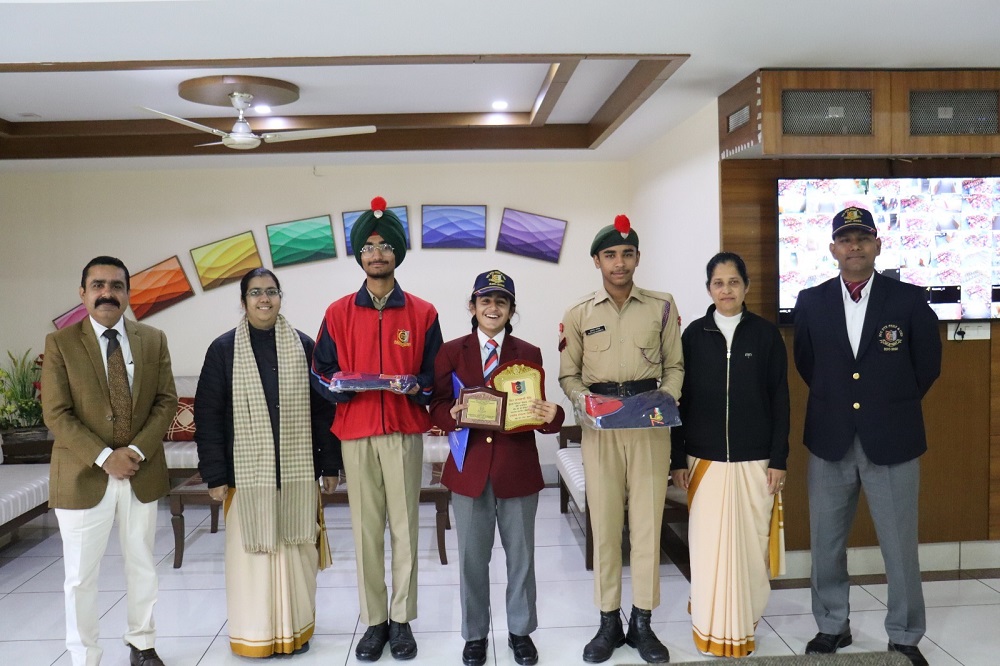 Energetic and Disciplined Cadets of our school