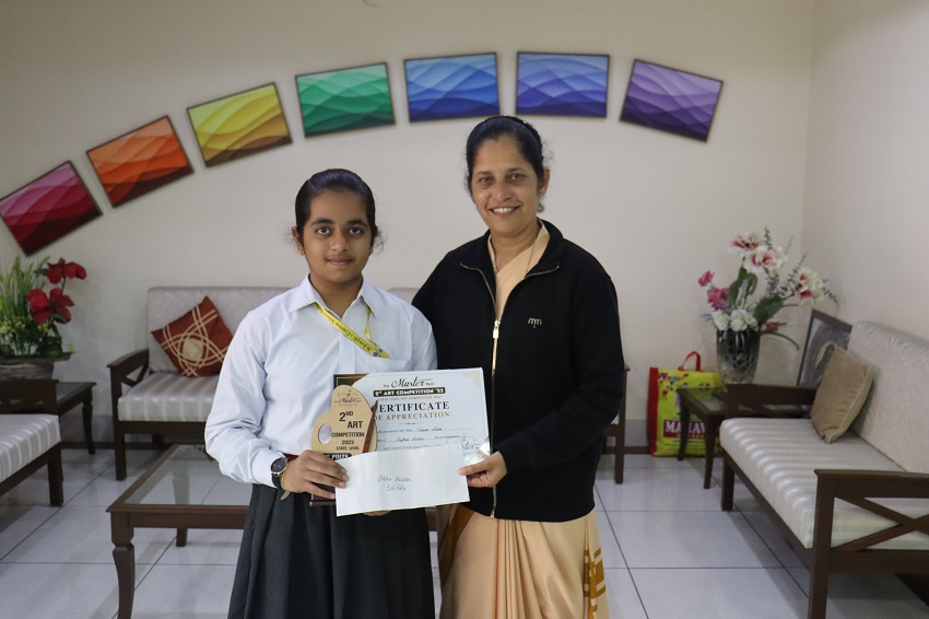 1ST POSITION IN STATE LEVEL ART COMPETITION