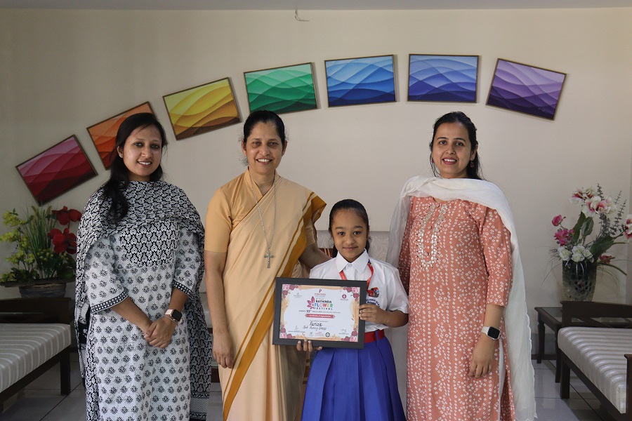 3rd Position in Fancy Dress Competition