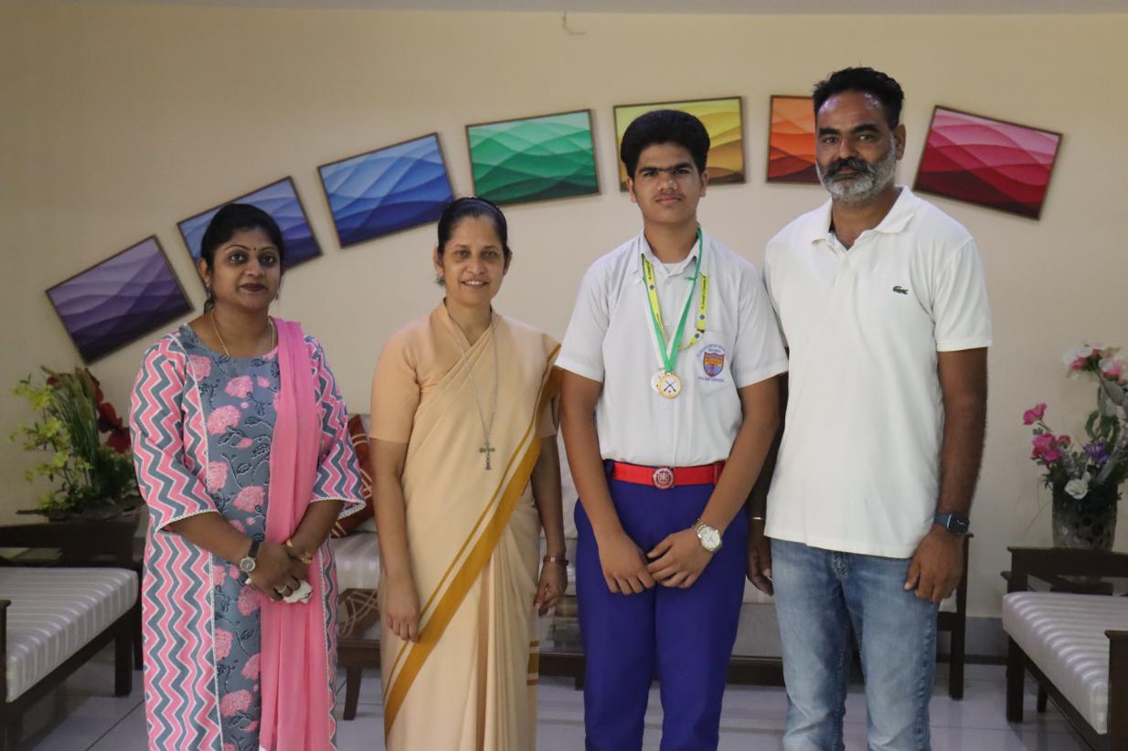 GOLD AND SILVER MEDAL IN SHOOTING COMPETITION