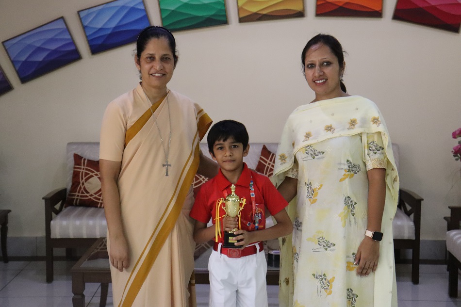 A TROPHY AT CHESS CHAMPIONSHIP