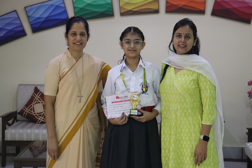 1ST PRIZE IN DIYA DECORATION COMPETITION