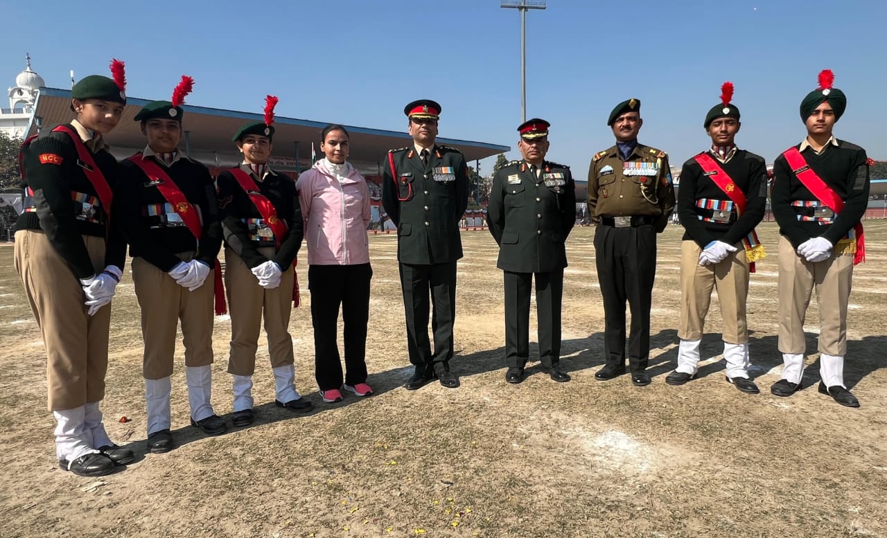 OUR NCC CADETS AT REPUBLIC DAY PARADE