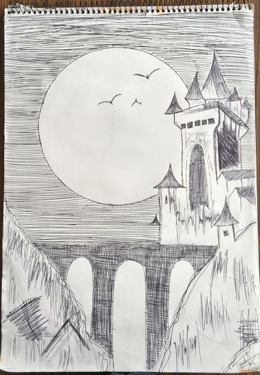 PEN ART BY TAASHVI MONGA (8-B)
