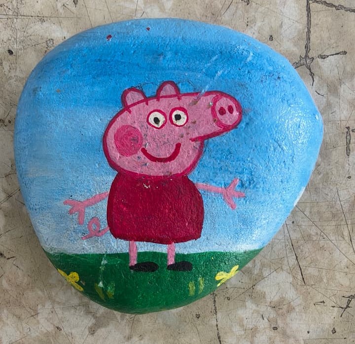 Stone Painting by Pariza.