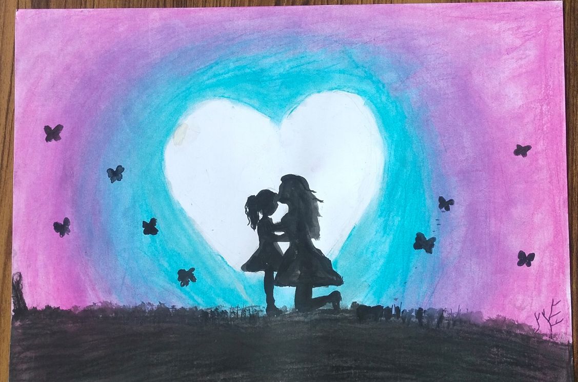 POSTER MAKING ON MOTHER'S DAY