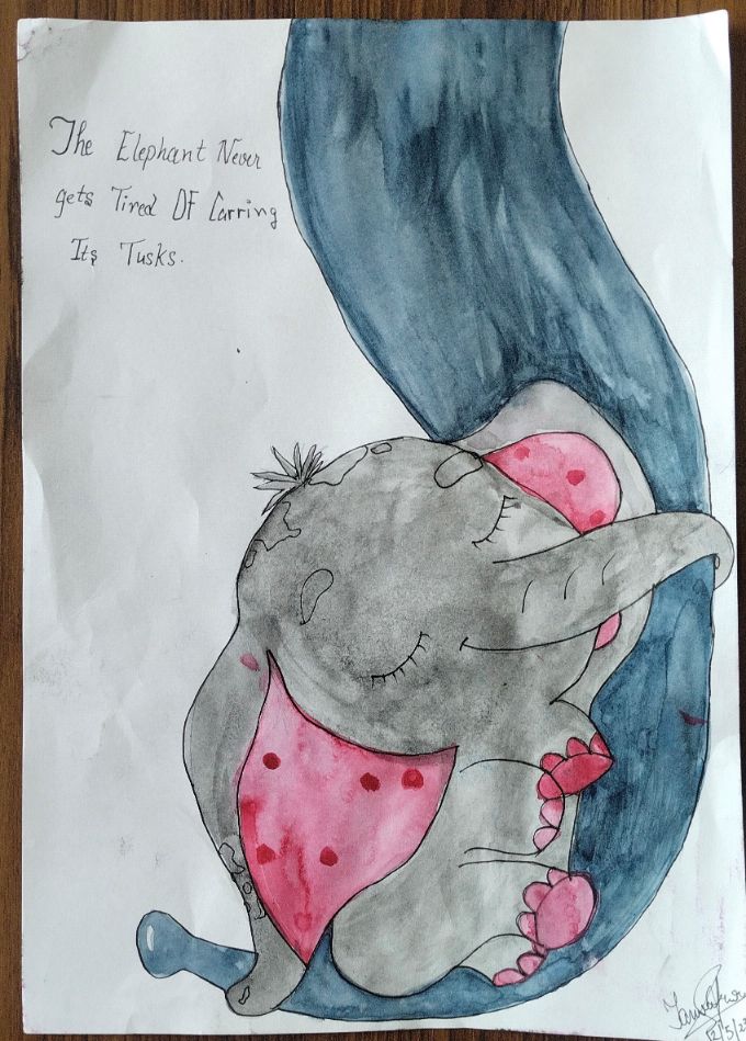 POSTER MAKING ON MOTHER'S DAY