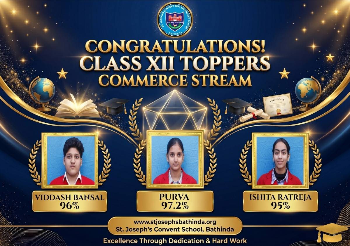 Class XII Toppers