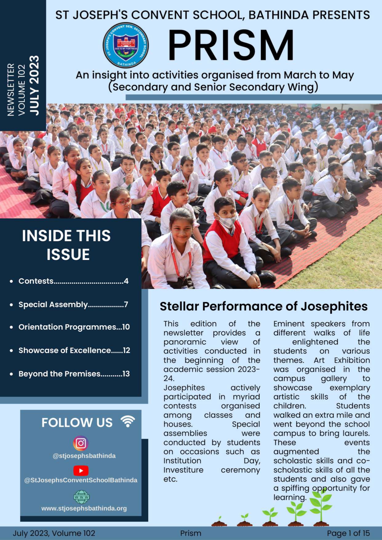 Prism - March to May (Secondary and Senior Secondary Wing)