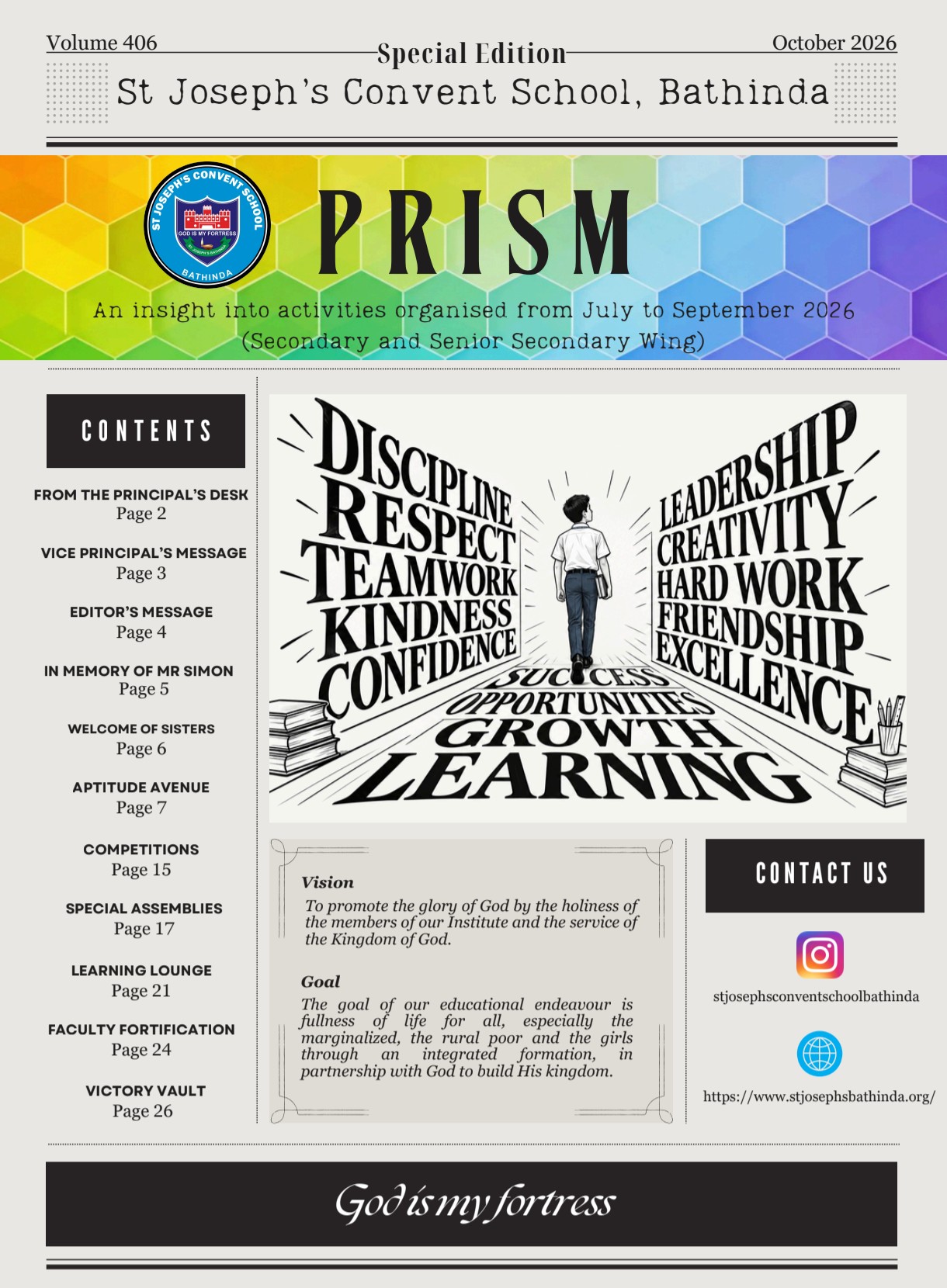 PRISM-JULY TO SEPTEMBER (SECONDARY AND SENIOR SECONDARY WING)